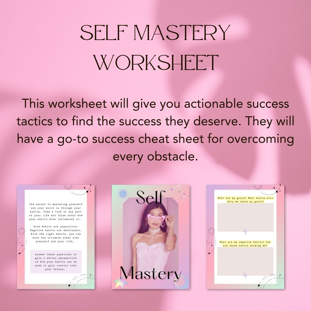 Self Mastery Worksheets