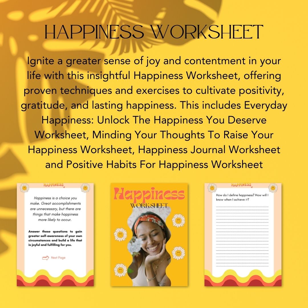 Happiness Worksheet